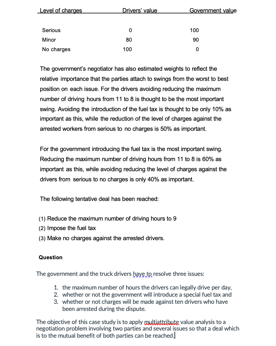 truck case study questions