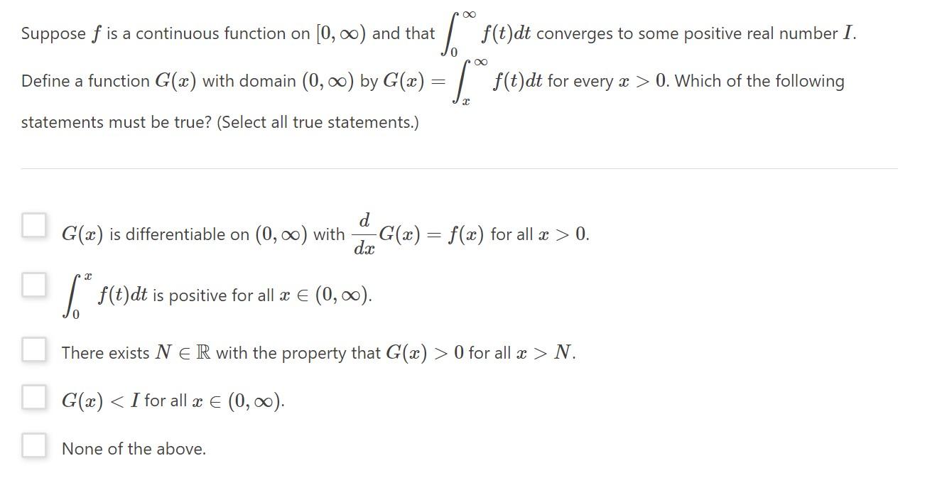 Solved Suppose F Is A Continuous Function On (0,0) And That | Chegg.com