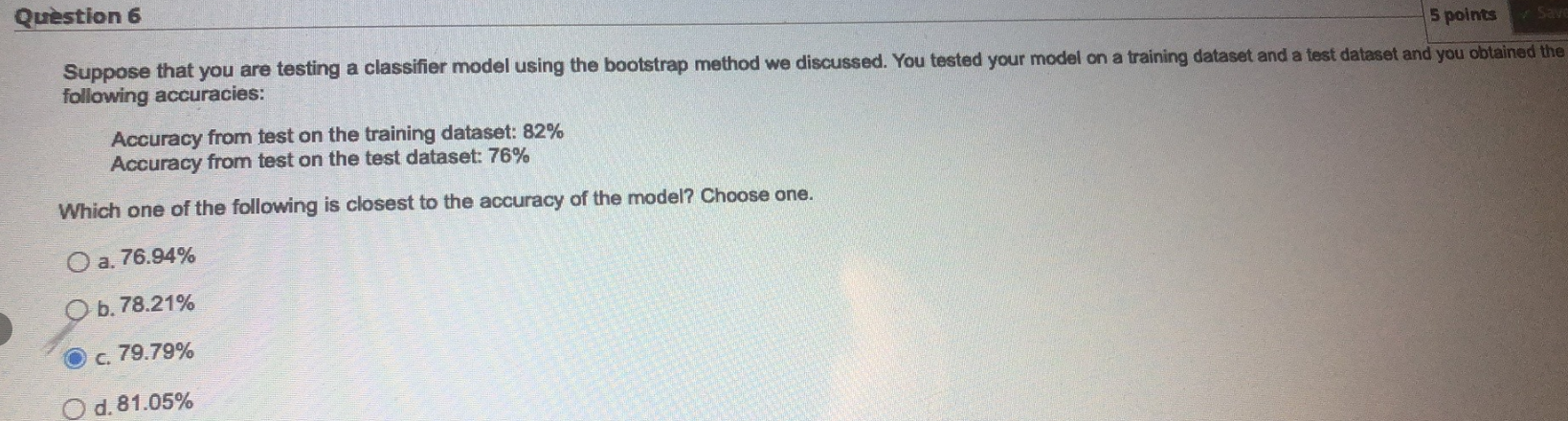 Solved Suppose that you are testing a classifier model using | Chegg.com
