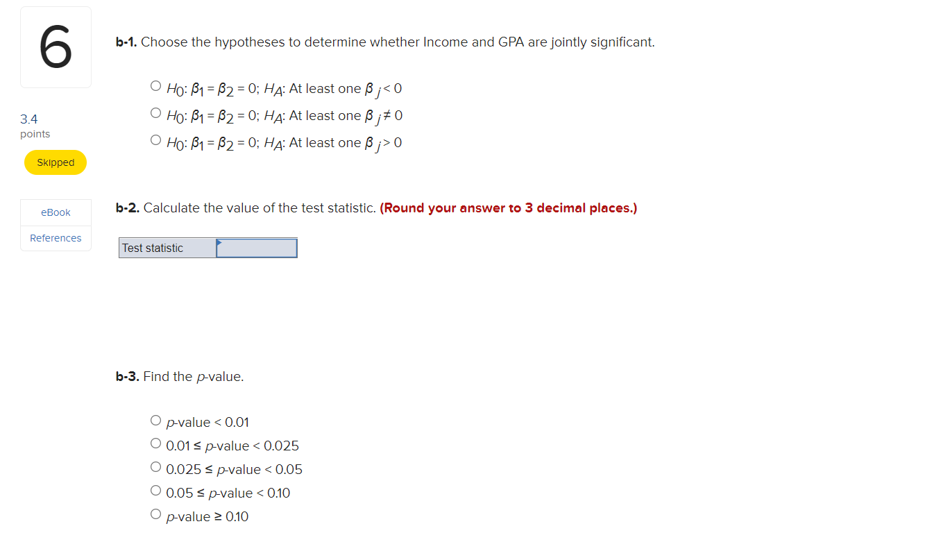 Solved B-1. Choose The Hypotheses To Determine Whether | Chegg.com