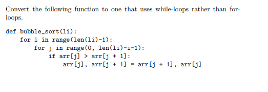 Solved Convert the following function to one that uses | Chegg.com