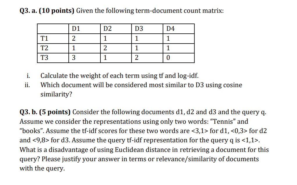 q3-a-10-points-given-the-following-term-document-chegg