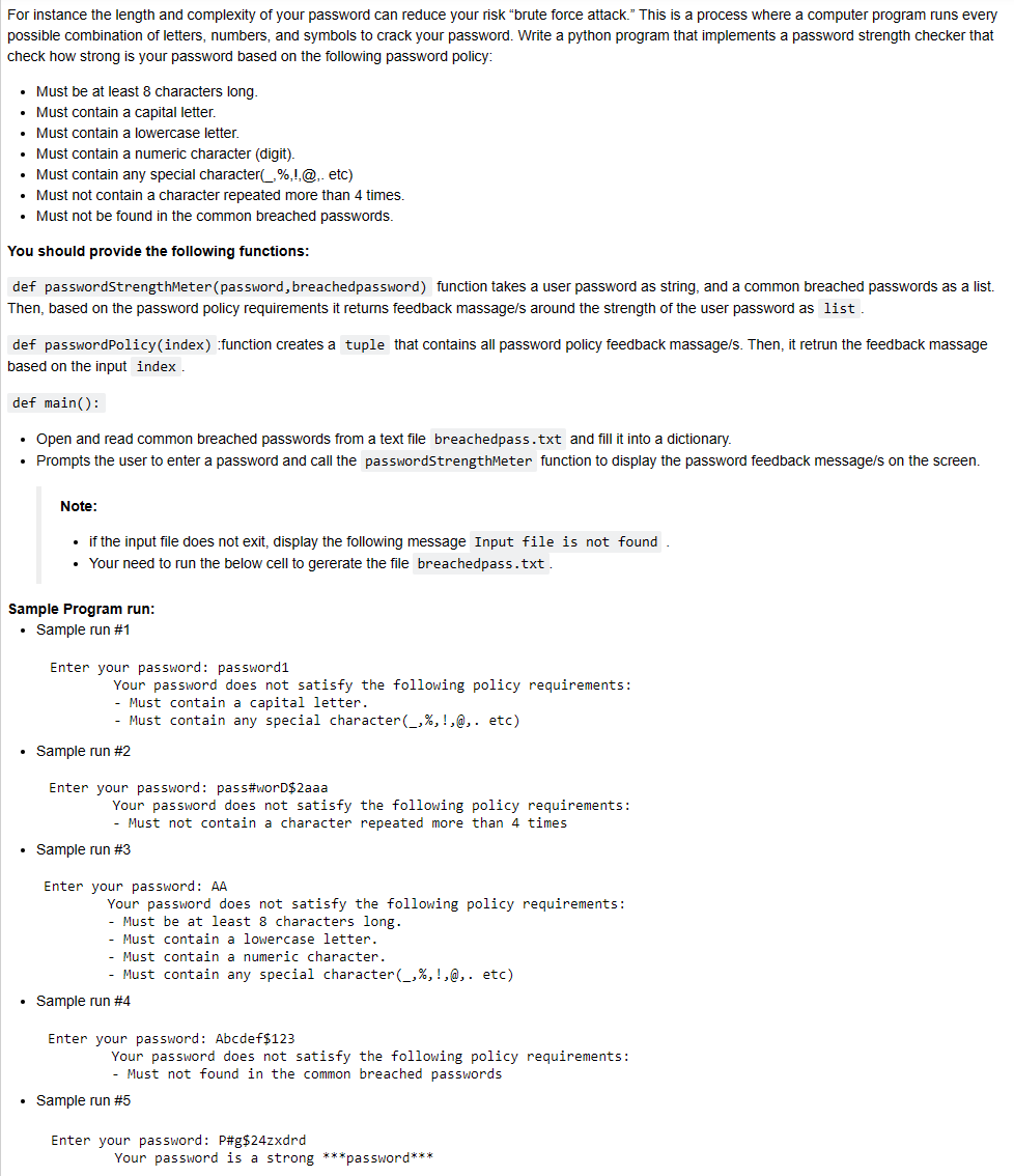 Solved For instance the length and complexity of your | Chegg.com