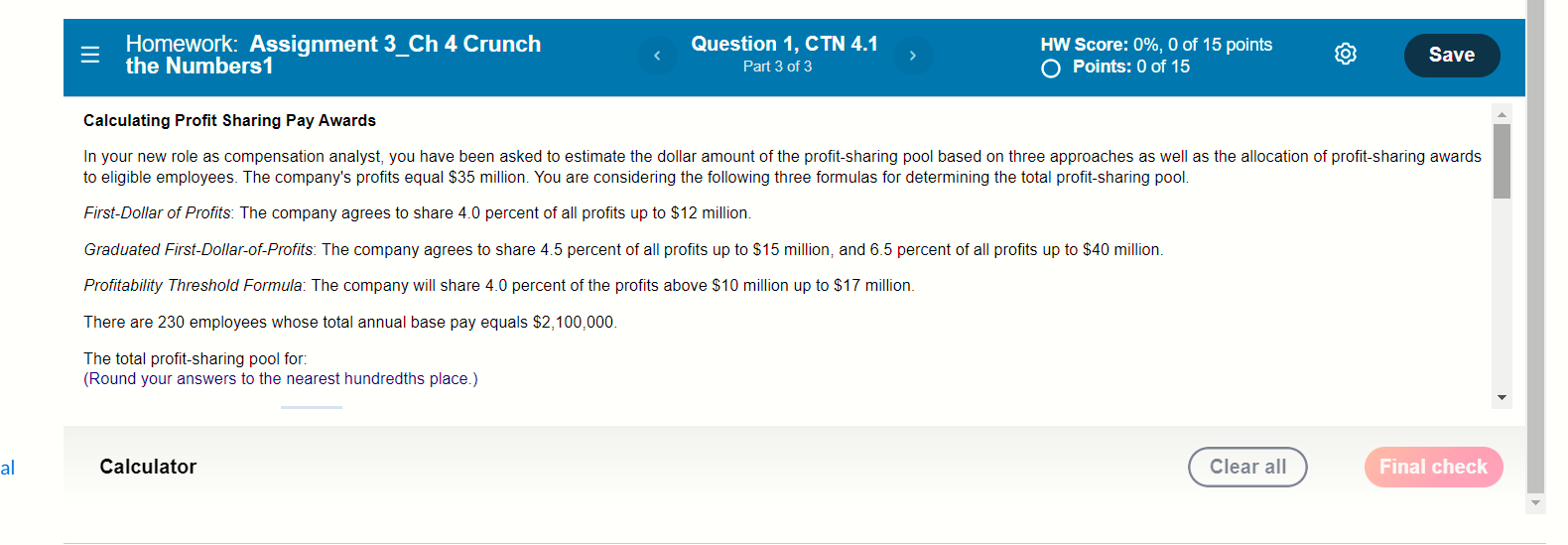 Solved Homework: Assignment 3_Ch 4 Crunch the Numbers 1 | Chegg.com