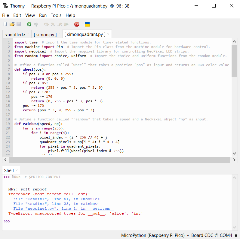 Solved import time # Import the time module for | Chegg.com