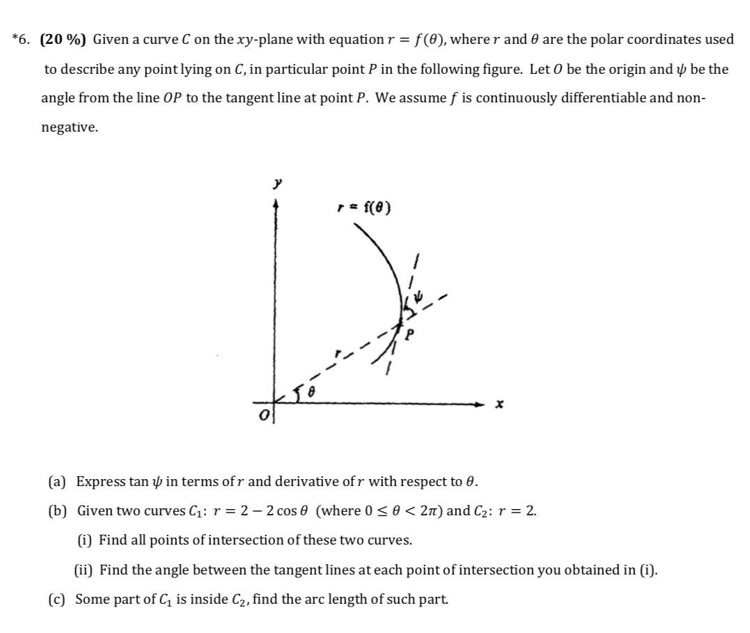 Solved 6 Given A Curve C On The Xy Plane With Eq Chegg Com