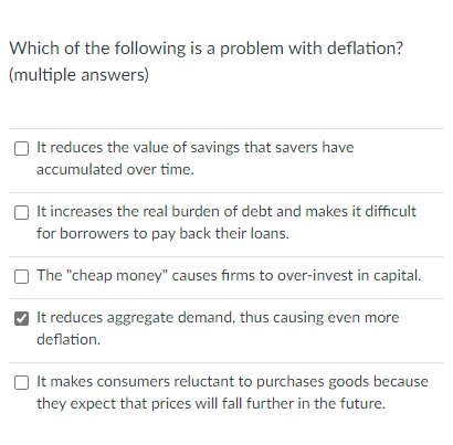 Solved Suppose that there is 8% inflation and it is | Chegg.com