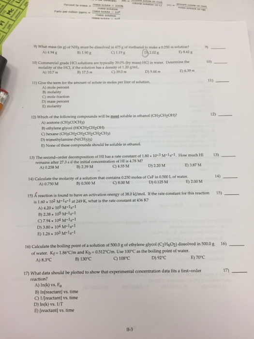 Solved What mass (in g) of NH_3 must be dissolved in 475 g | Chegg.com