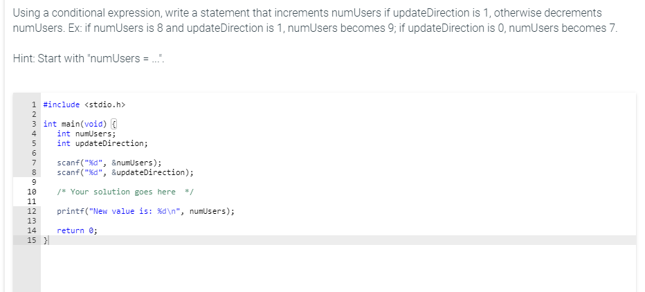 solved-using-a-conditional-expression-write-a-statement-chegg