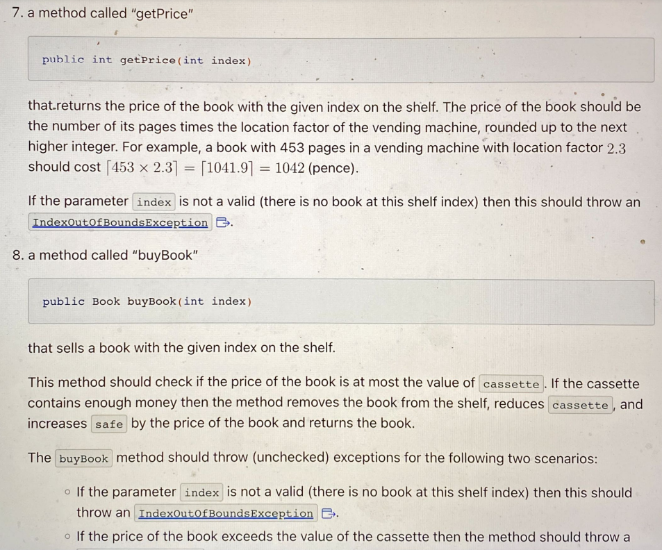 that takes no parameters and just returns the value | Chegg.com