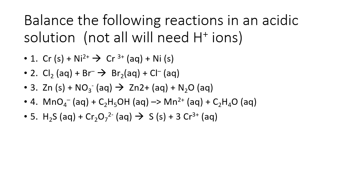 Solved Assign Oxidation Numbers to each atom below. 1. Fe 6. | Chegg.com