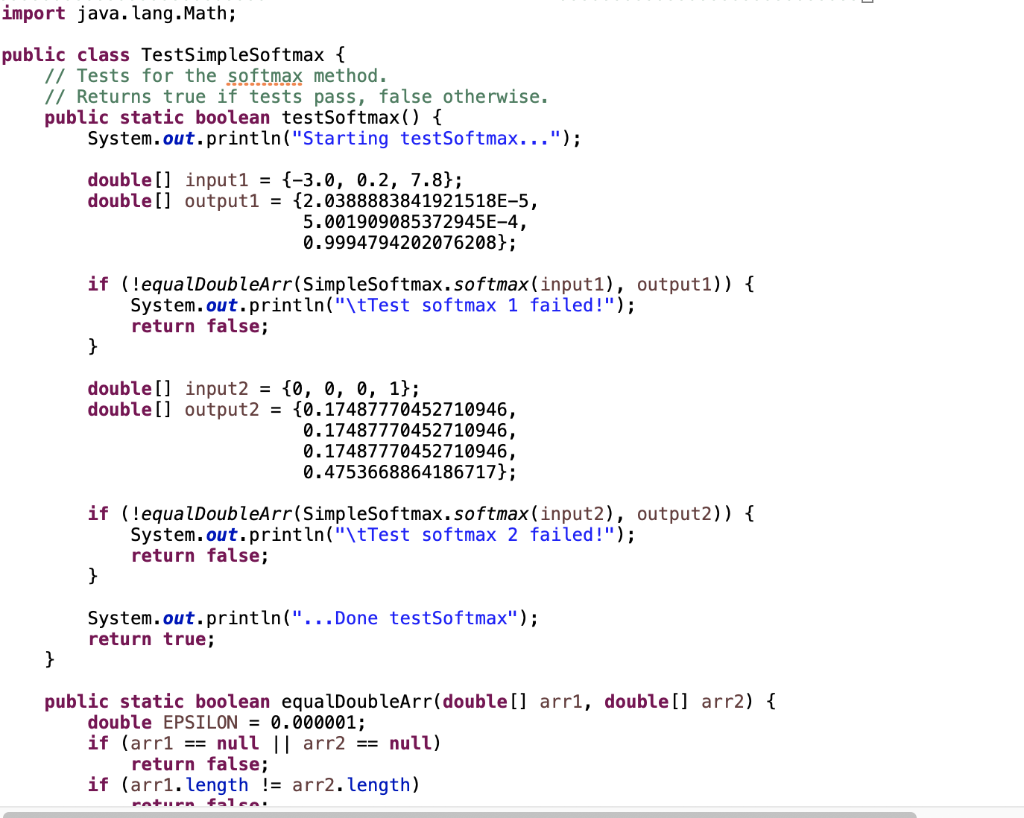8.17 Ch 8, Part 2: Softmax Function Write this | Chegg.com