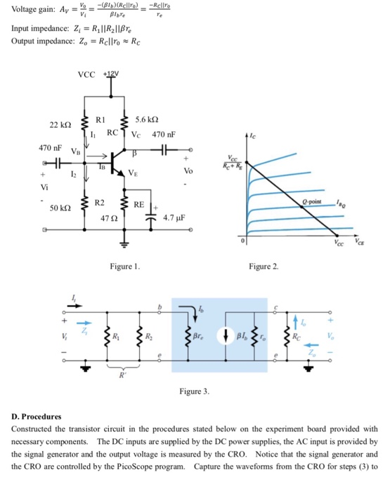 Transistor Characteristics Experiment Theory at Kristina Arriaga blog
