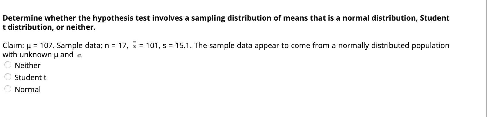 Solved Determine whether the hypothesis test involves a | Chegg.com