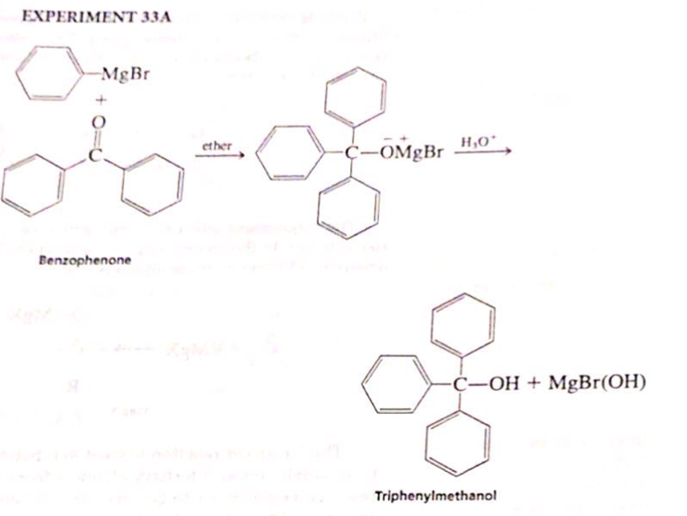 Solved Bromobenzene Phenylmagnesium bromide EXPERIMENT 33A