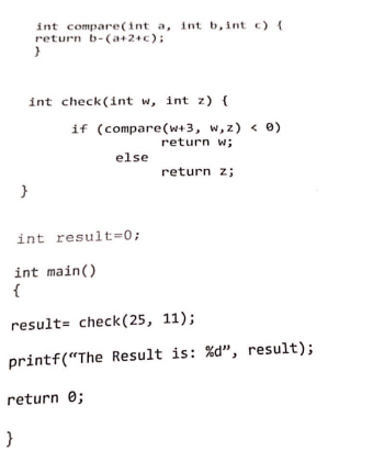 Solved Int Compare (int A, ﻿int B,int C) ﻿freturn | Chegg.com