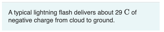HOW MANY ELECTRONS ARE INVOLVED IN A LIGHTNING FLASH visual data 6