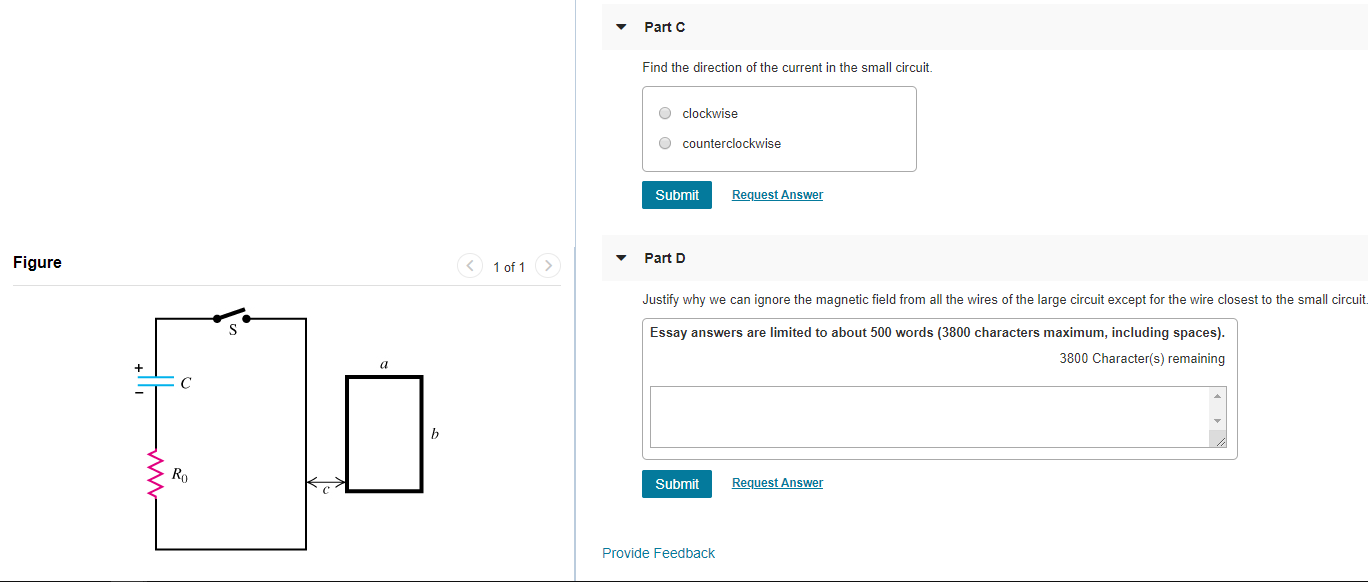 Solved Part A In the circuit shown in the figure (Figure 1), | Chegg.com