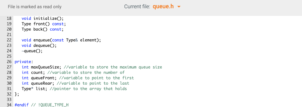 Solved In this exercise, you are given a queue data | Chegg.com