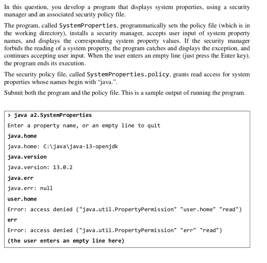 Solved In this question, you develop a program that displays | Chegg.com
