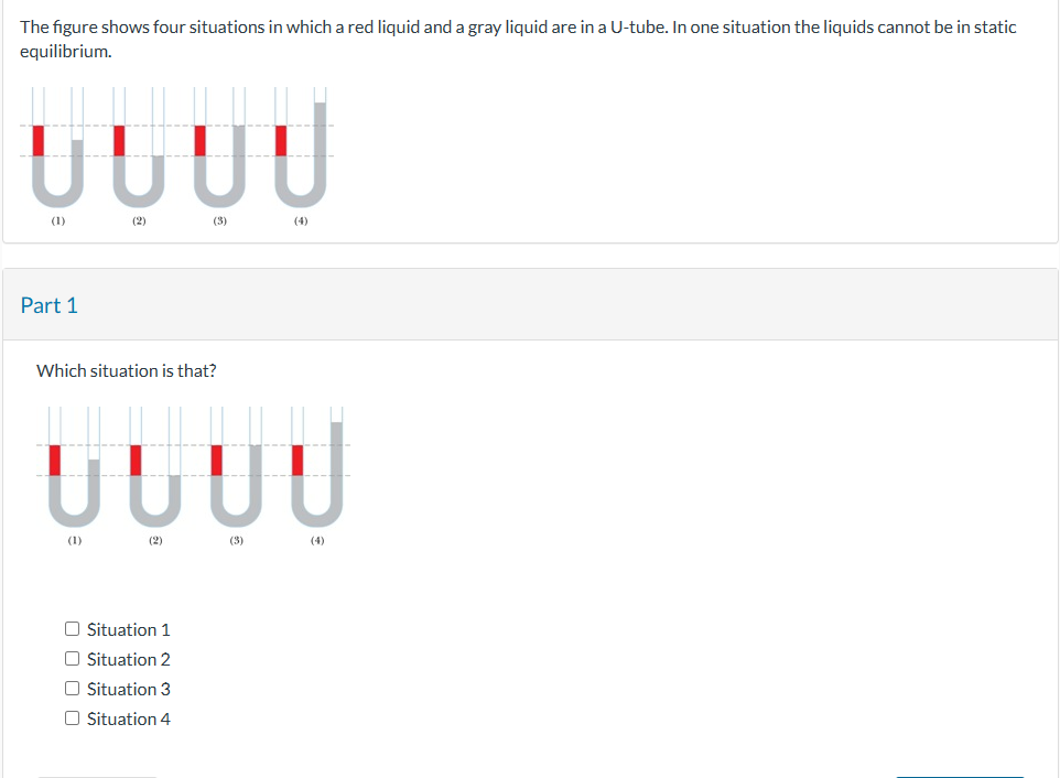 Solved The figure shows four situations in which a red | Chegg.com