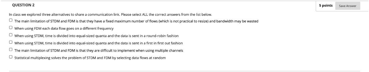 Solved QUESTION 2 5 points Save Answer In class we explored | Chegg.com