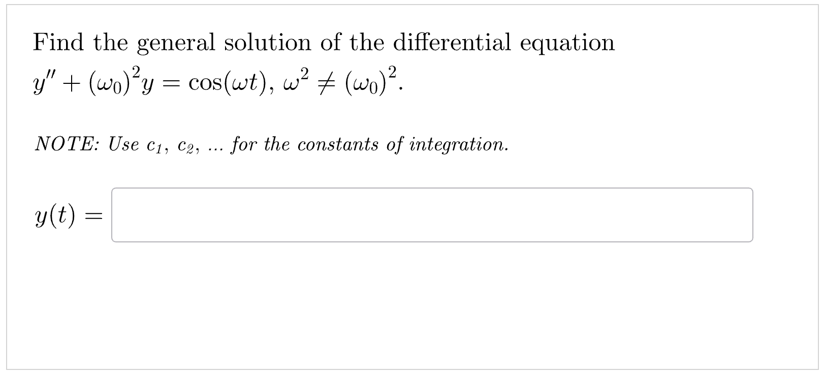 Solved Find the general solution of the differential | Chegg.com