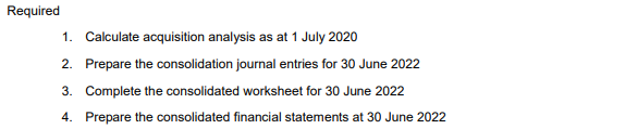 Task Details: Consolidated Financial Statements From | Chegg.com