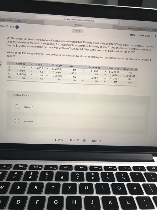 Solved line Ch 5-6 Help Save &ExitSubm Which of the | Chegg.com