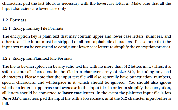 Solved 1 Vigènere Cipher In this assignment you'll write a | Chegg.com