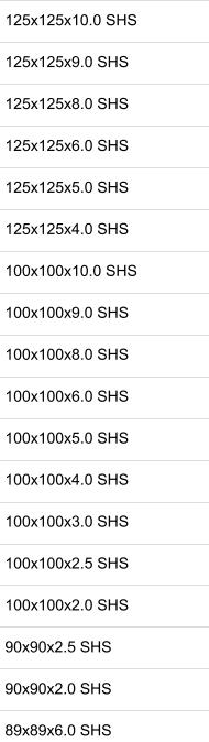 Solved A square hollow section(SHS) is being used as a | Chegg.com