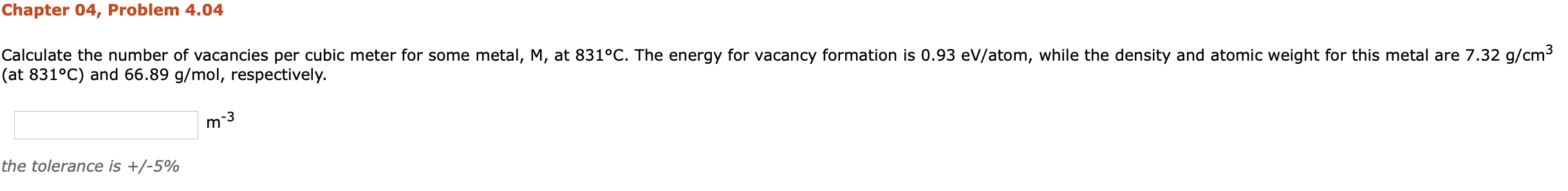 Solved Chapter 04, Problem 4.04 Calculate the number of | Chegg.com