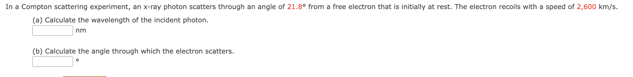 Solved In a Compton scattering experiment, an x-ray photon | Chegg.com
