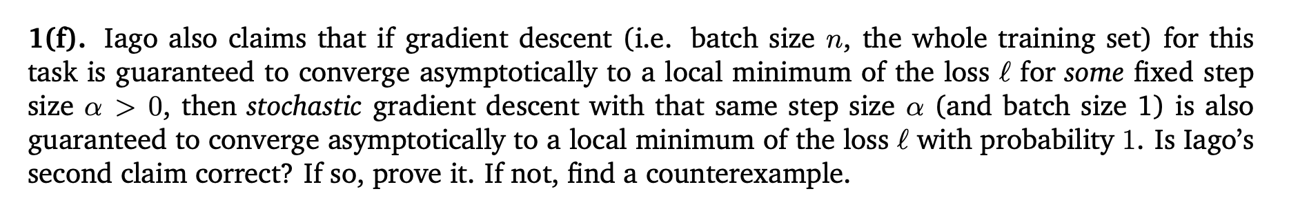 Solved Problem 1: Empirical Risk Minimization. Consider a | Chegg.com