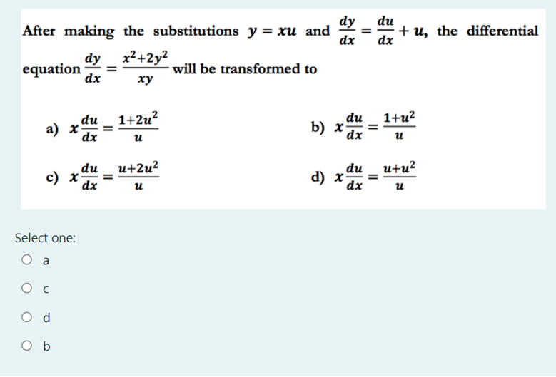 Solved Differential Equations Please help quickly I just | Chegg.com