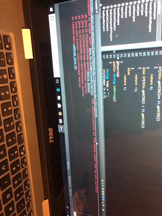 Solved Tried running the code but I have a compile error | Chegg.com