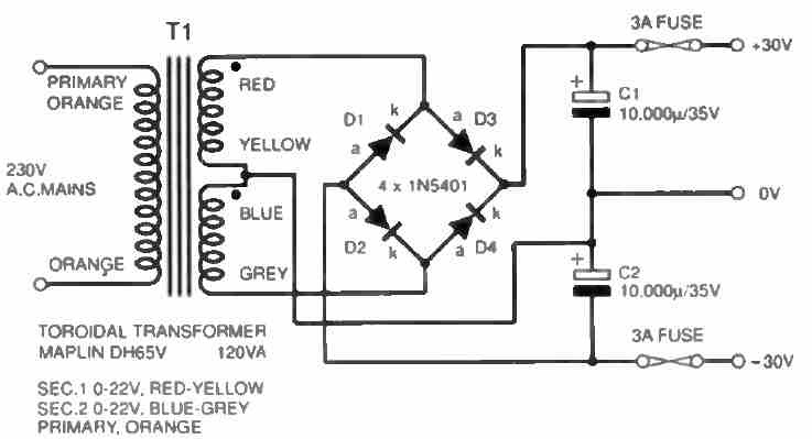 Solved 12V DC Power Supply Circuit which would look Chegg.com
