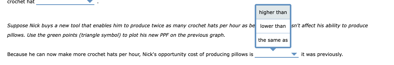 Solved 5. Opportunity Cost And Production Possibilities Nick | Chegg.com