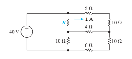 Solved In the following circuit, find: a) the resistance R, | Chegg.com