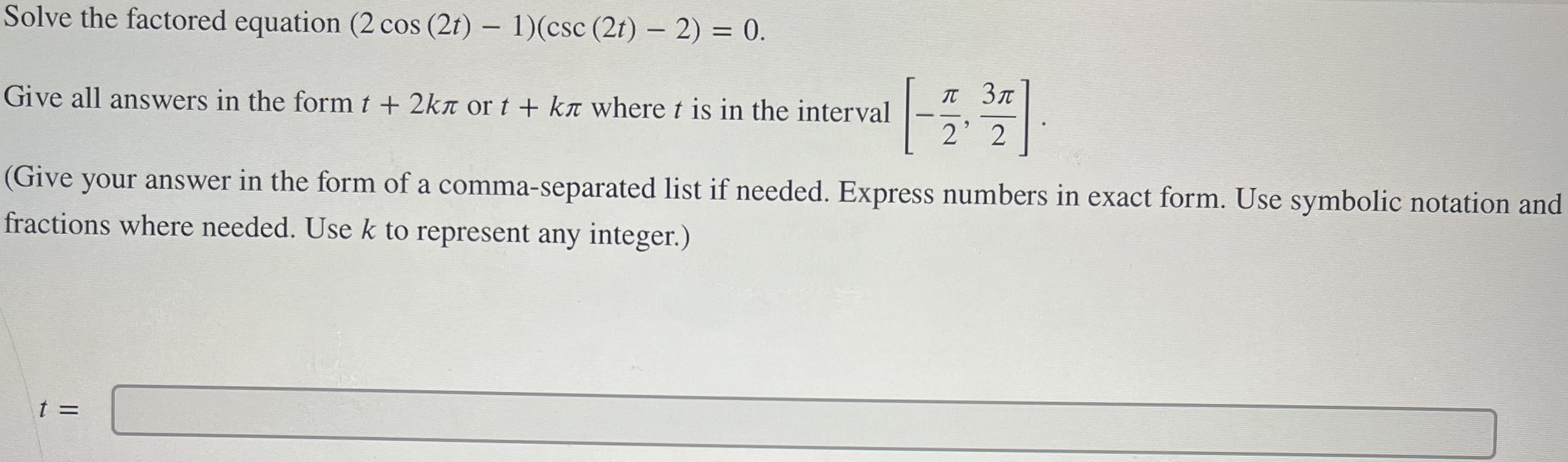 t 2 3t 10 in factored form