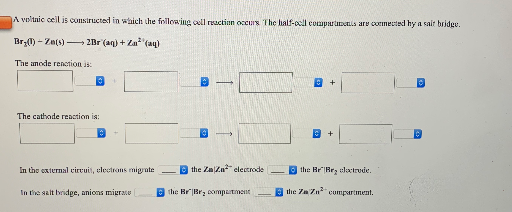 In a galvanic cell image
