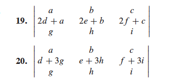 Solved A Find The Determinants In Exercises 15–20, Where B с | Chegg.com