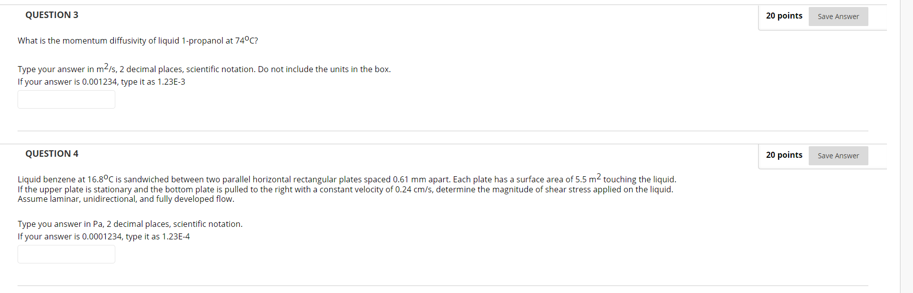 Solved QUESTION 3 20 points Save Answer What is the momentum | Chegg.com