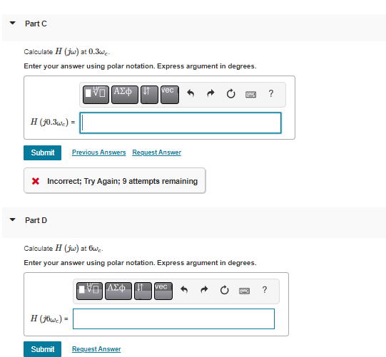 Solved Consider the RC filter shown in (Figure 1). Figure 1₁ | Chegg.com