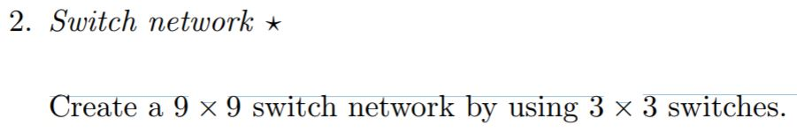 Solved 2 Switch Network Chegg