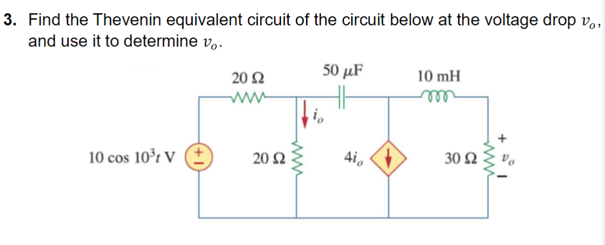 Solved Find the Thevenin equivalent circuit of ﻿the circuit | Chegg.com