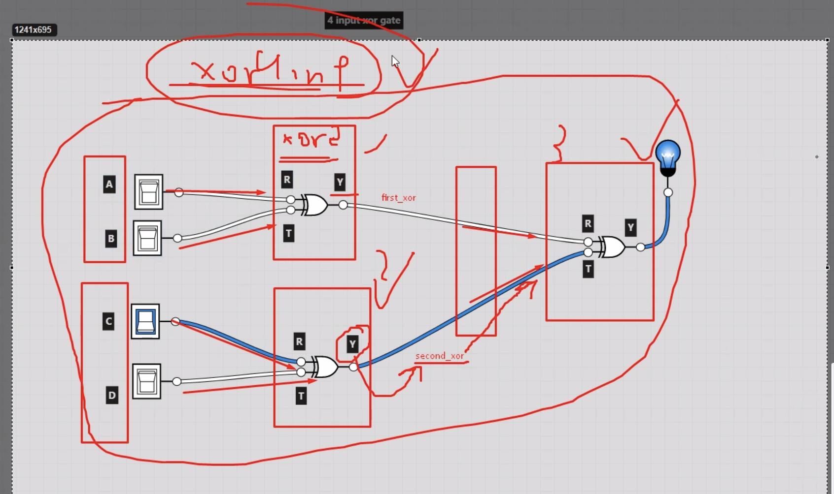 Solved write the verilog code for XOR gate that takes four | Chegg.com
