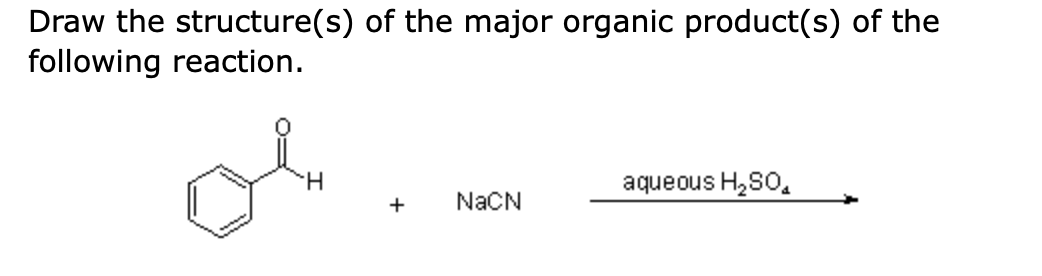 Solved Draw the structure(s) of the major organic product(s) | Chegg.com