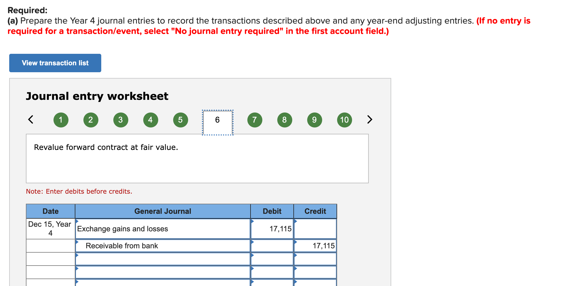 Solved Required: (a) Prepare the Year 4 journal entries to