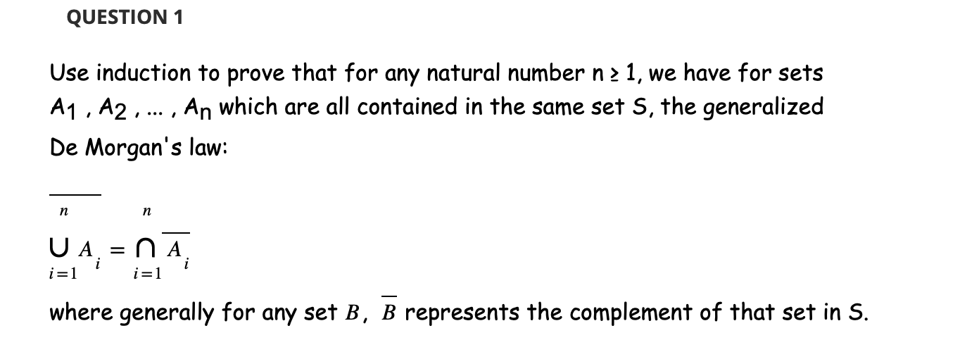 Solved Use Induction To Prove That For Any Natural Number | Chegg.com